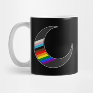 Trans Inclusive Pride Crescent Moon Mug